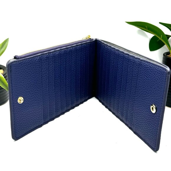 (NWOT) Blue Long Card Wallet 20 Card Slots and 2 Large Bill Slots - Picture 4 of 6